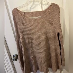 Pretty peachy pink Lauren Conrad sweater